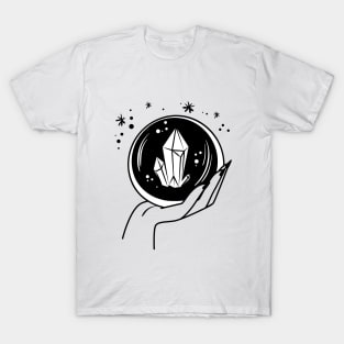 Crystal Ball on Hand T-Shirt